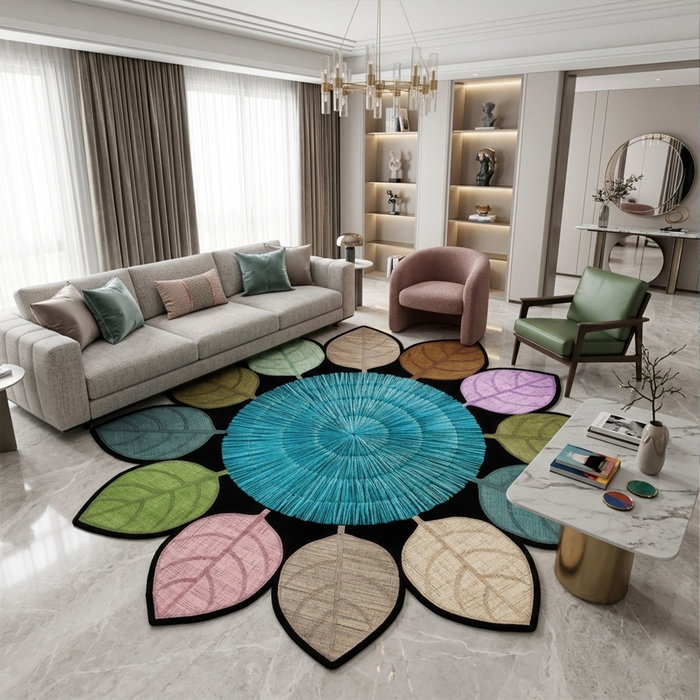 Conceptum Alfombra Multicolor 80 x 50 cm con Impresión 3D Conceptum Alfombra Multicolor 80 x 50 cm con Impresión 3D